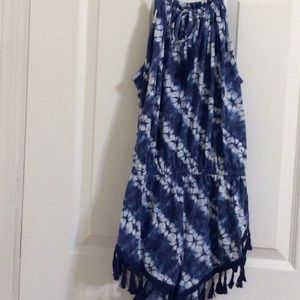 Tie dye swim cover